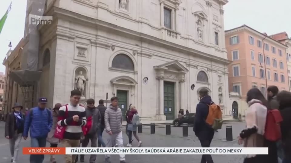 04.03. 2020 VELKÉ ZPRÁVY: ITÁLIE CHCE UZAVŘÍT VŠECHNY ŠKOLY, SAUDSKÁ ARÁBIE ZAKAZUJE POUŤ DO MEKKY